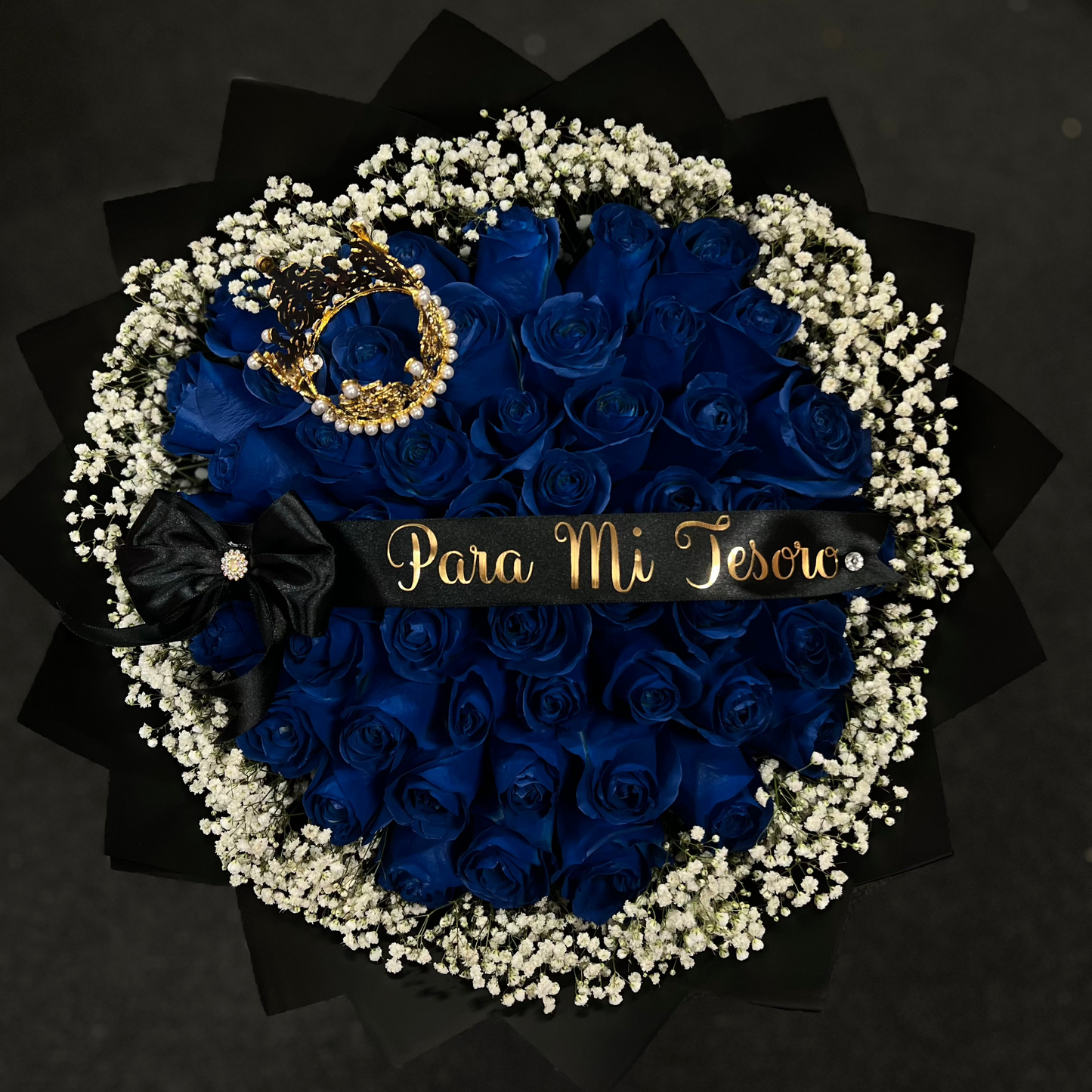 blue roses ramo